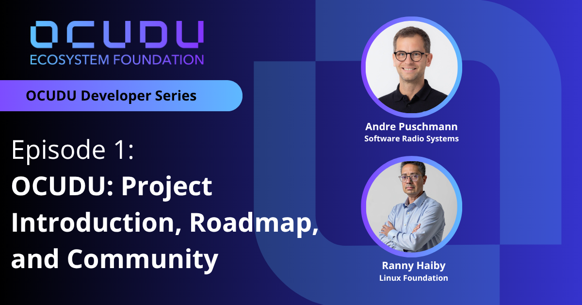 OCUDU Webinar episode 1